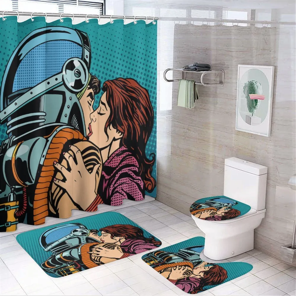Astroauts Wife Retro — 4-Piece Bathroom Set preview