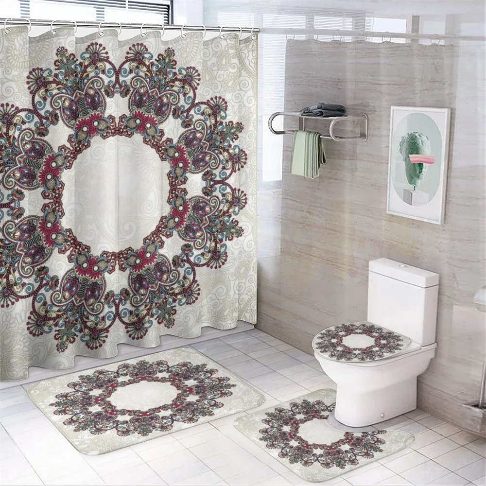 Aztec Mandala — 4-Piece Bathroom Set preview