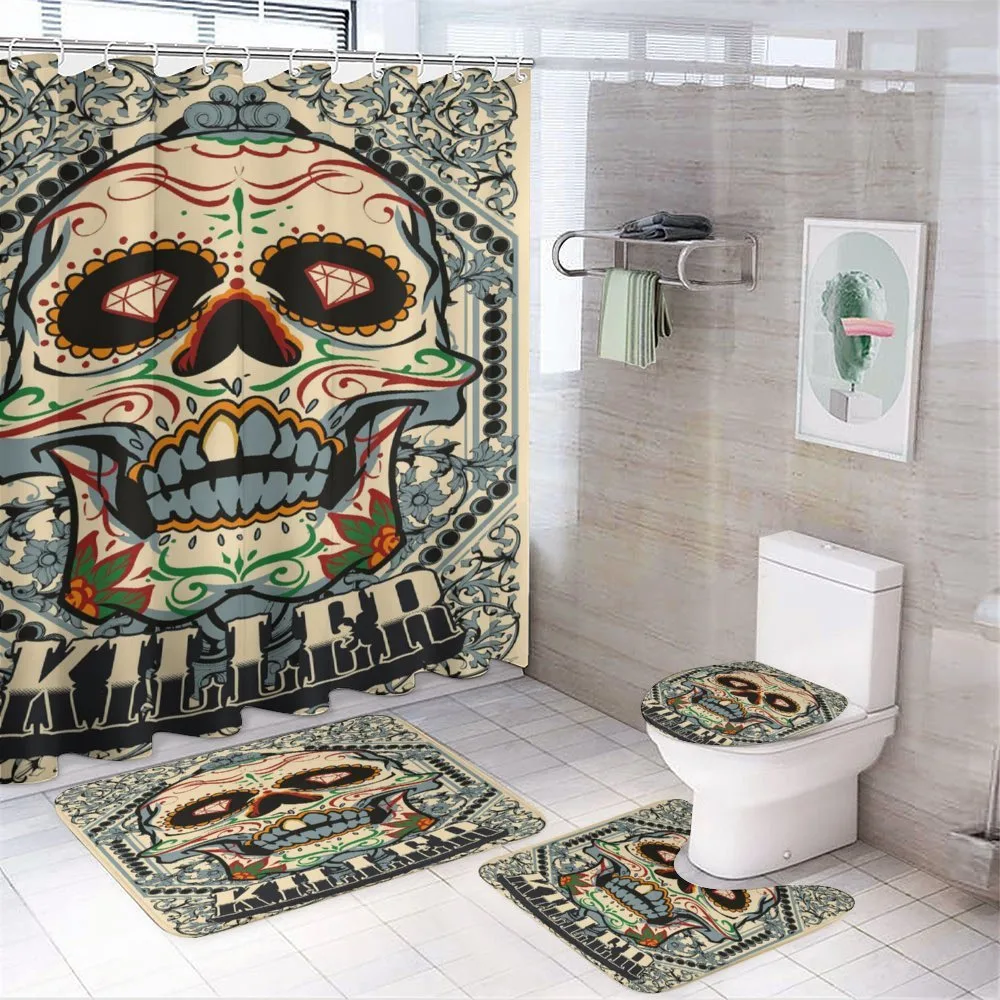 Gothic Killer Frame — 4-Piece Bathroom Set preview