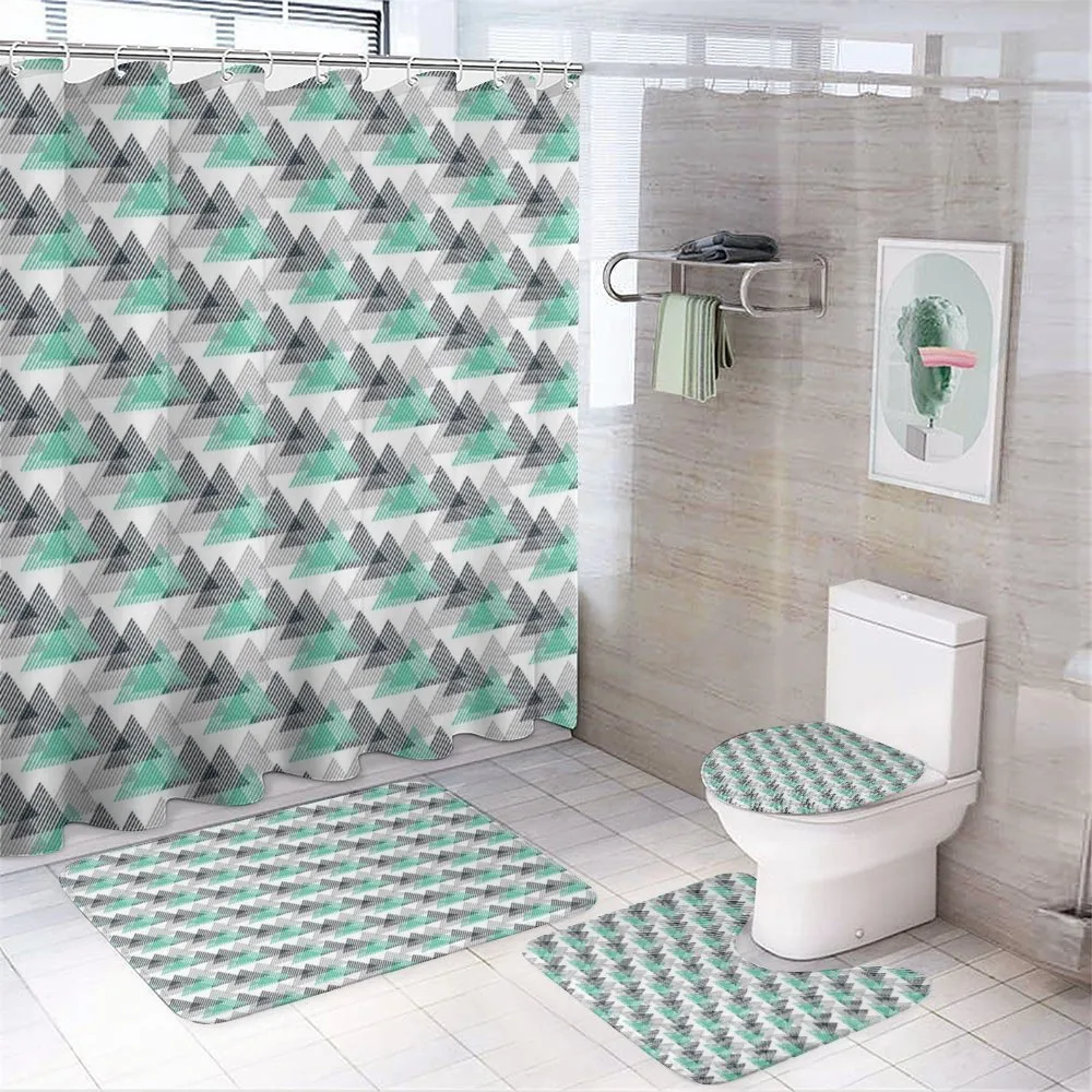 Nineties Funky Style — 4-Piece Bathroom Set preview