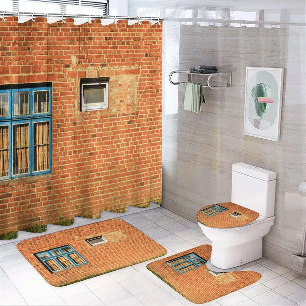 Old Windows — 4-Piece Bathroom Set preview