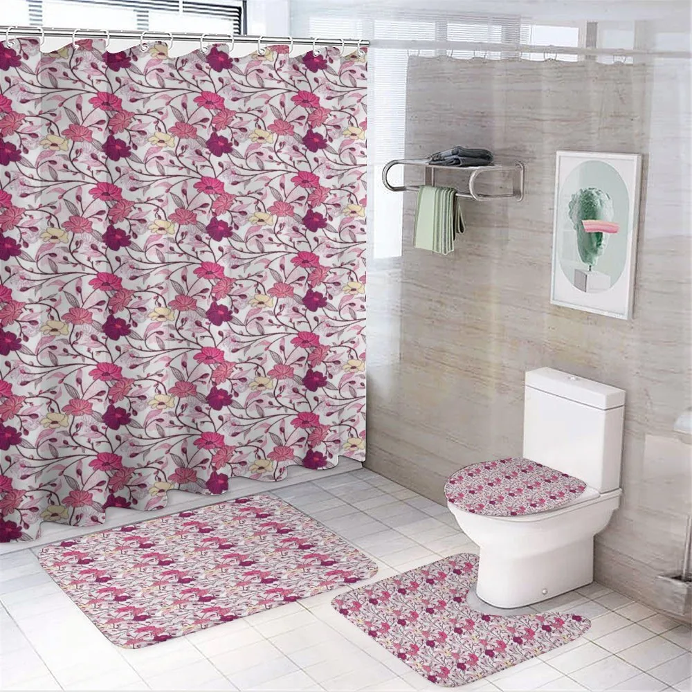 Sakura Tree Blossoms — 4-Piece Bathroom Set preview