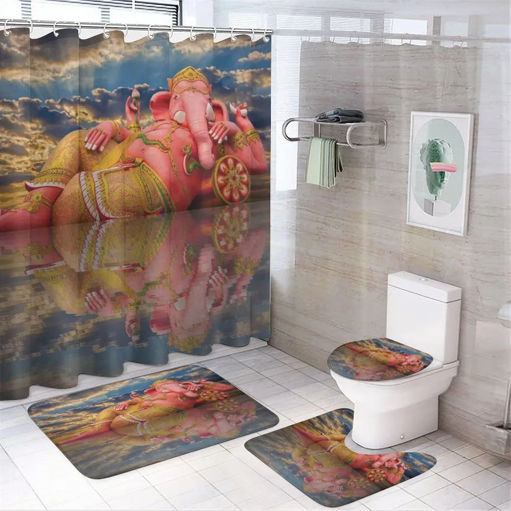 Elephant Wise Figure — 4-Piece Bathroom Set preview