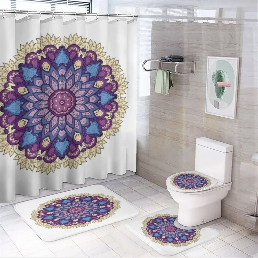 Floral Ornament Nature — 4-Piece Bathroom Set preview