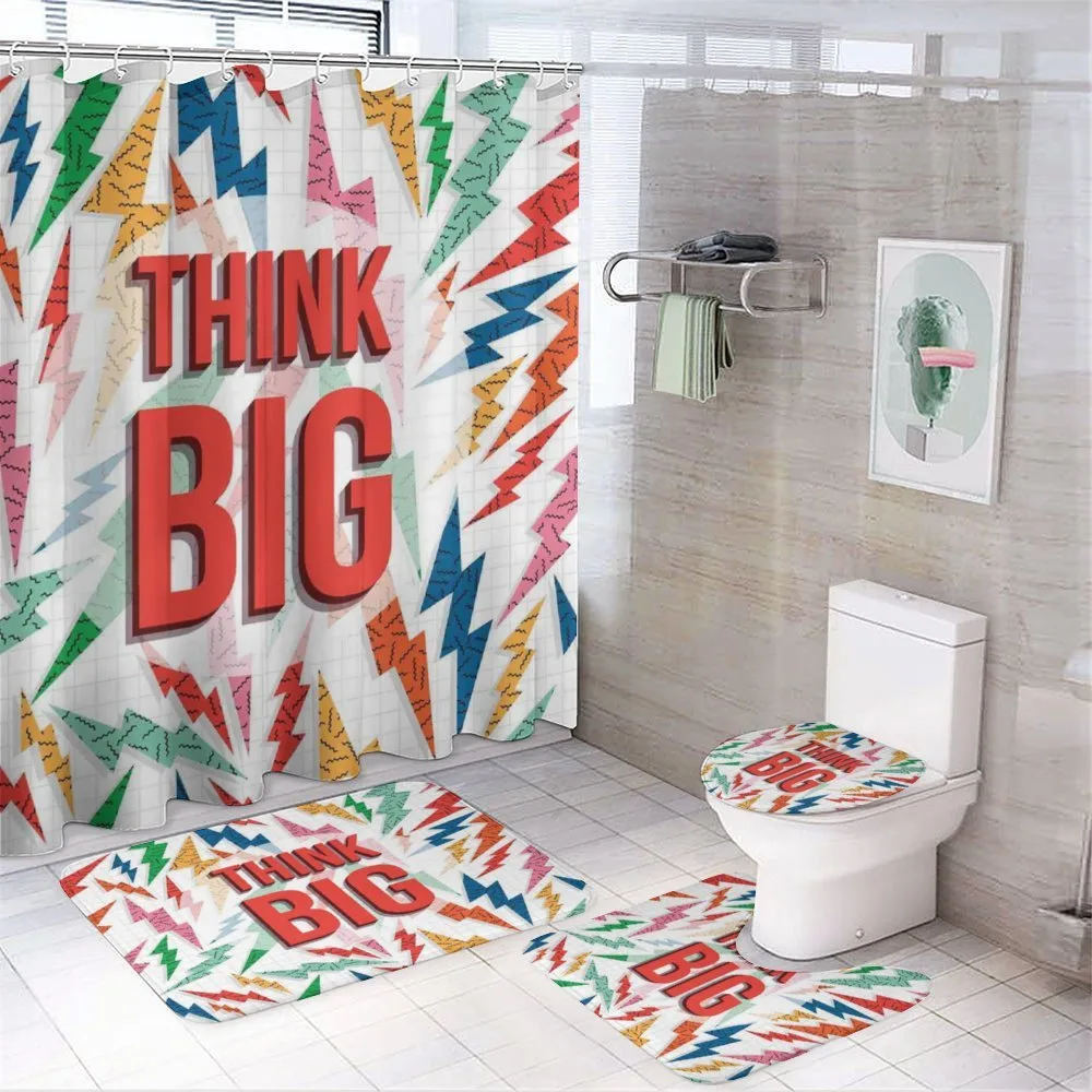 Think Big Words — 4-Piece Bathroom Set preview