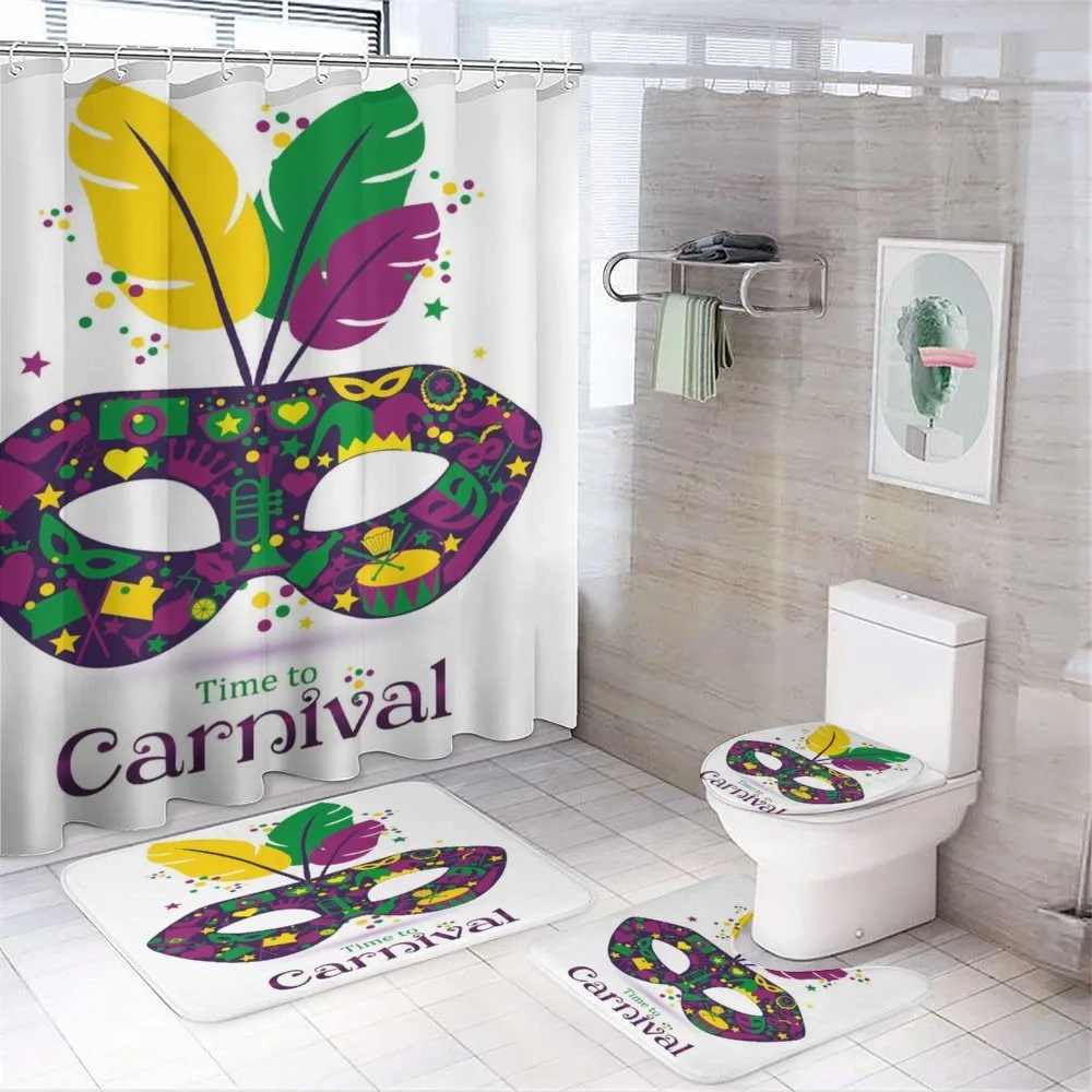 Time to Carnival — 4-Piece Bathroom Set preview