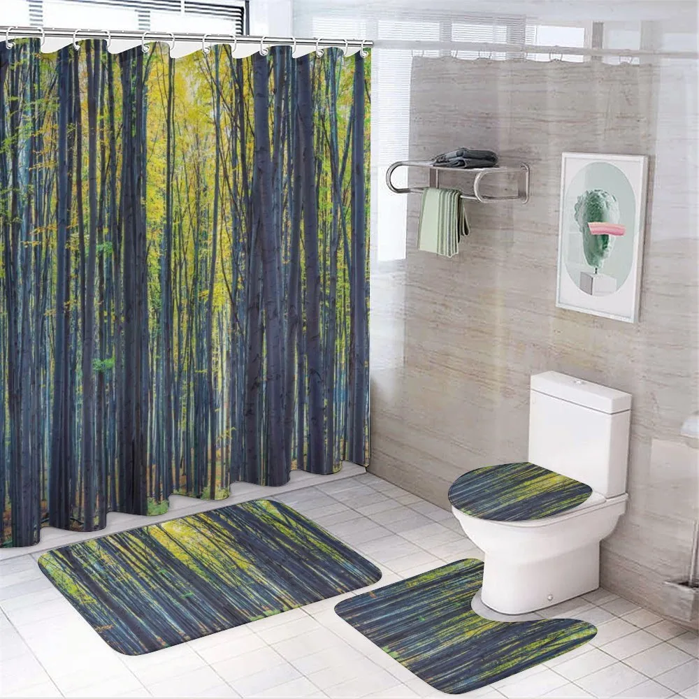 Autumn Woodland Nature — 4-Piece Bathroom Set preview