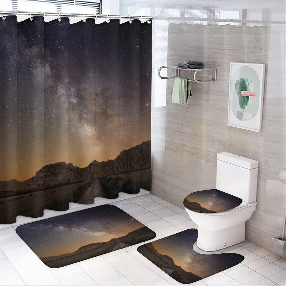 Desert of Bardenas Stars — 4-Piece Bathroom Set preview