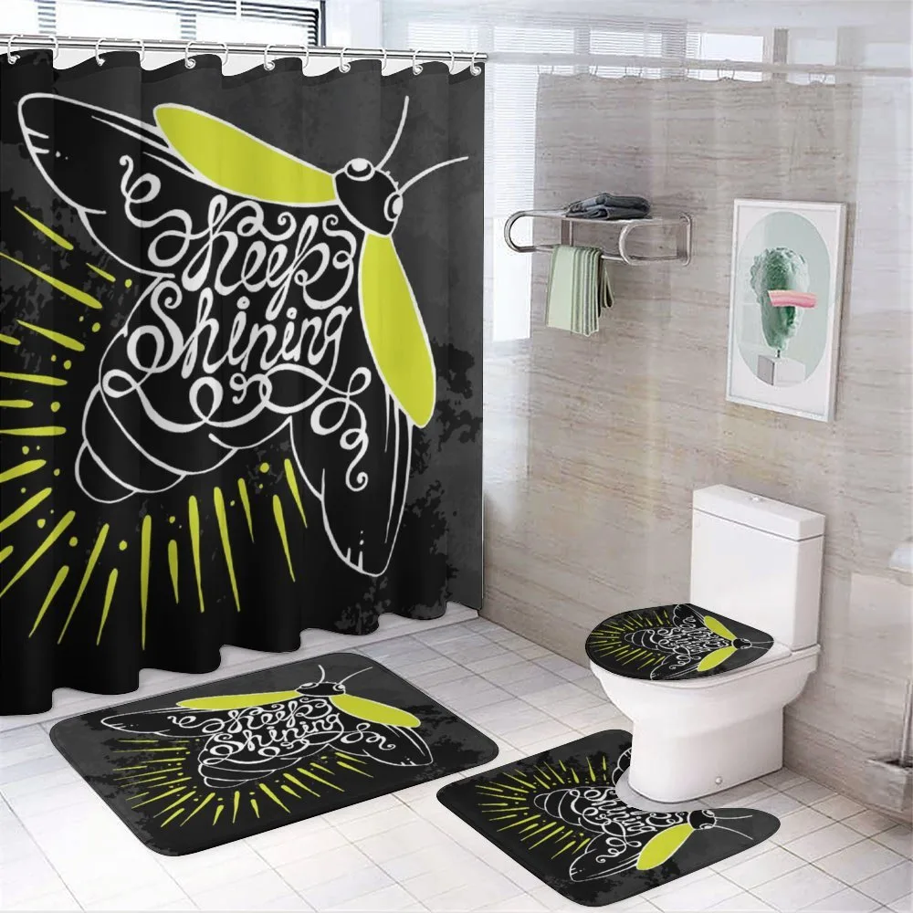 Keep Calligraphy — 4-Piece Bathroom Set preview