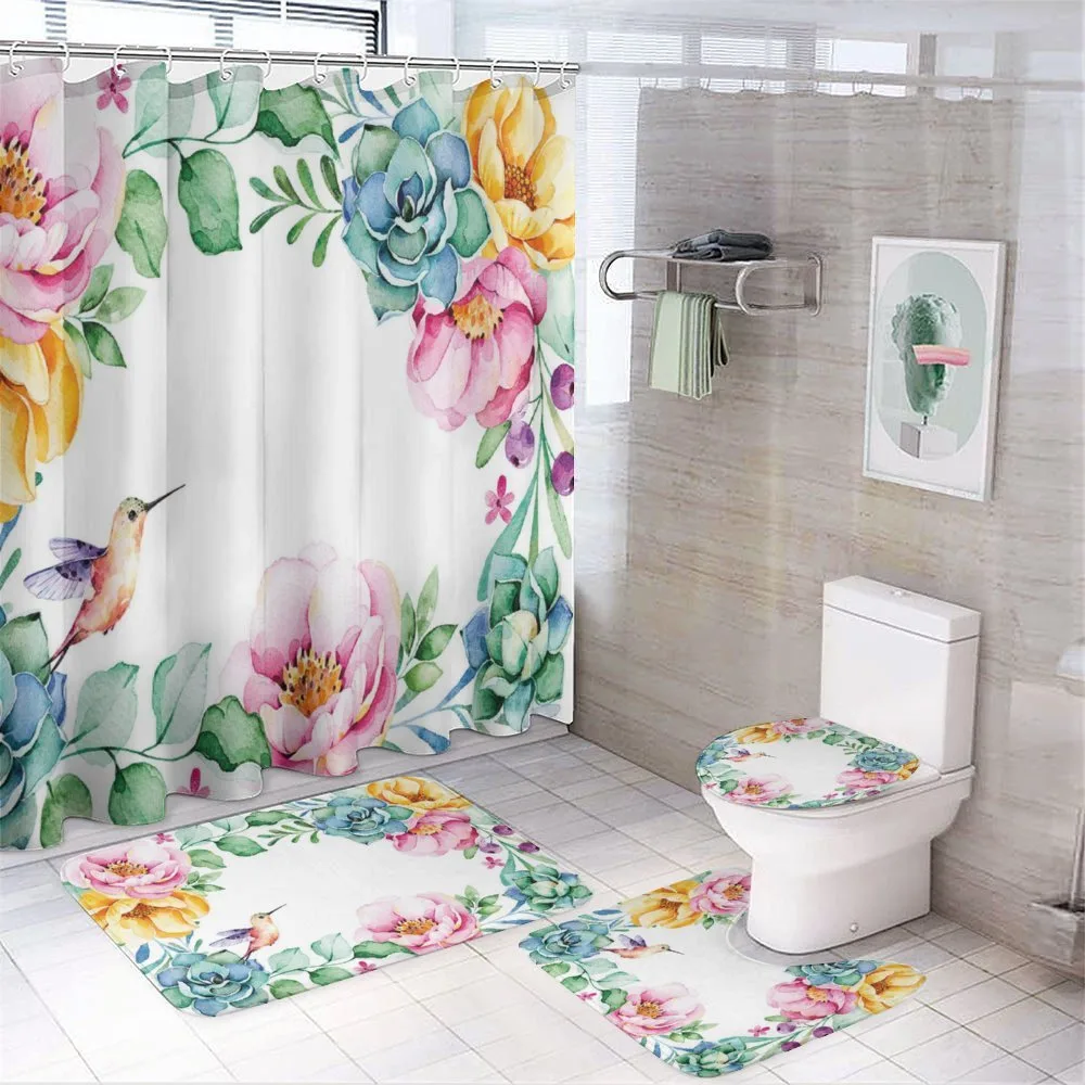Little Hummingbird — 4-Piece Bathroom Set preview
