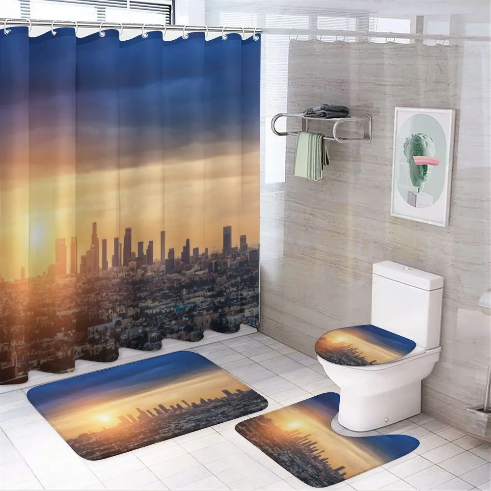 Sunrise at Los Angeles — 4-Piece Bathroom Set preview