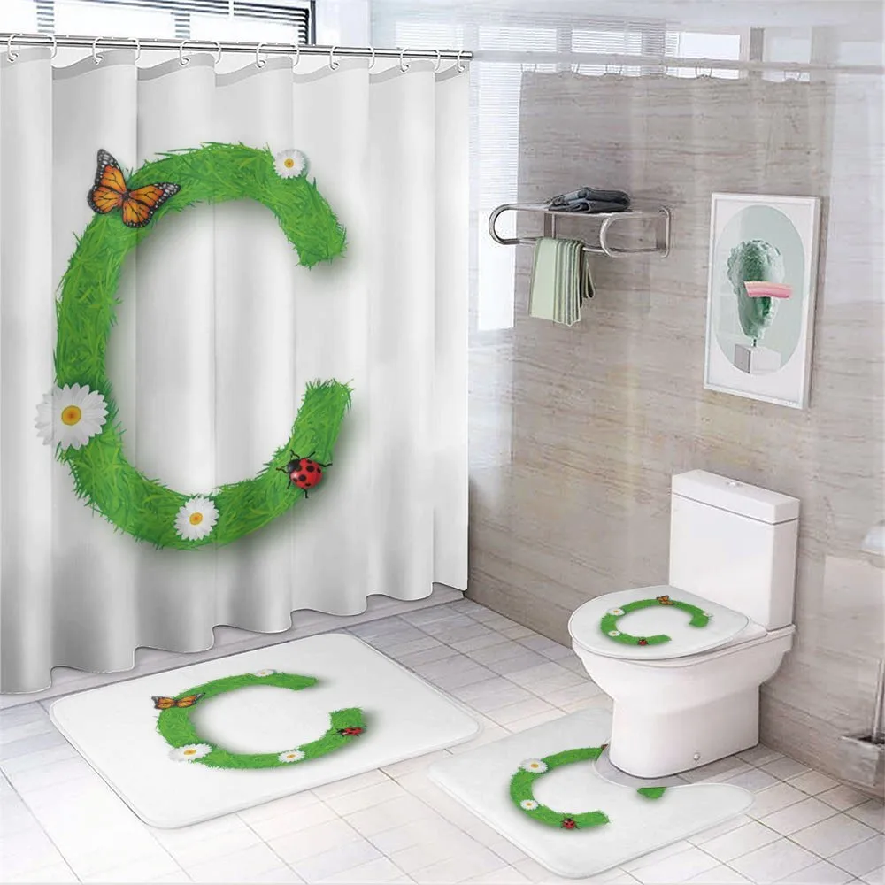 C with Grass Greenland — 4-Piece Bathroom Set preview