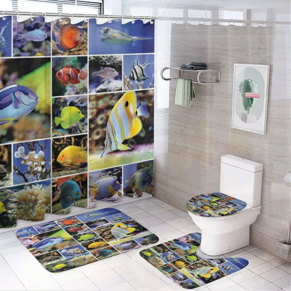 Collage of Underwater — 4-Piece Bathroom Set preview