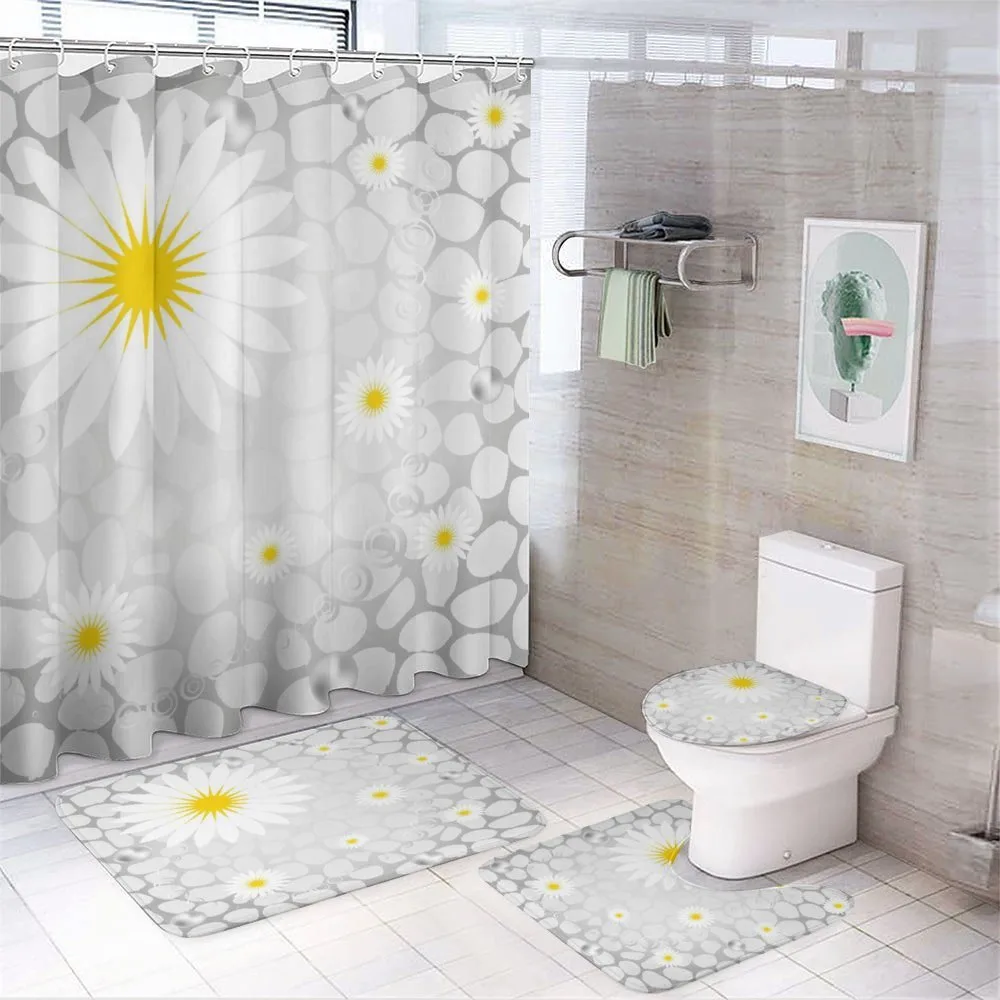 Flowers Animal Dots — 4-Piece Bathroom Set preview