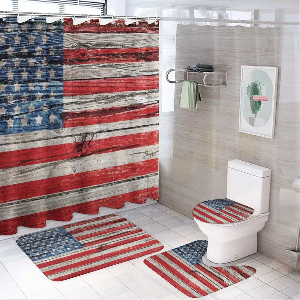 Fourth of July Theme — 4-Piece Bathroom Set preview
