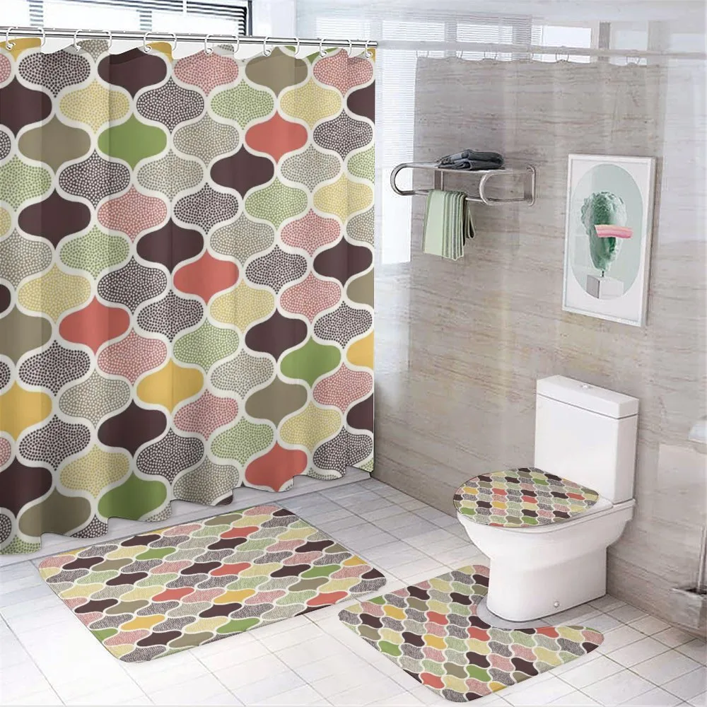 Oriental Morrocan Design — 4-Piece Bathroom Set preview