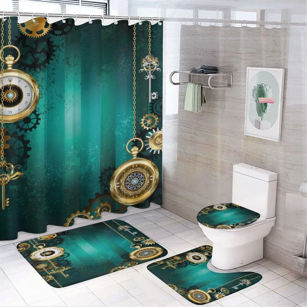 Antique Watch Keys — 4-Piece Bathroom Set preview
