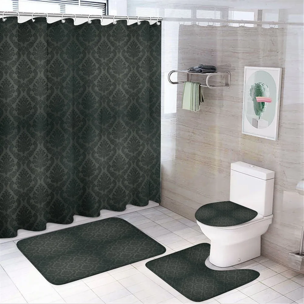Damask Motifs — 4-Piece Bathroom Set preview