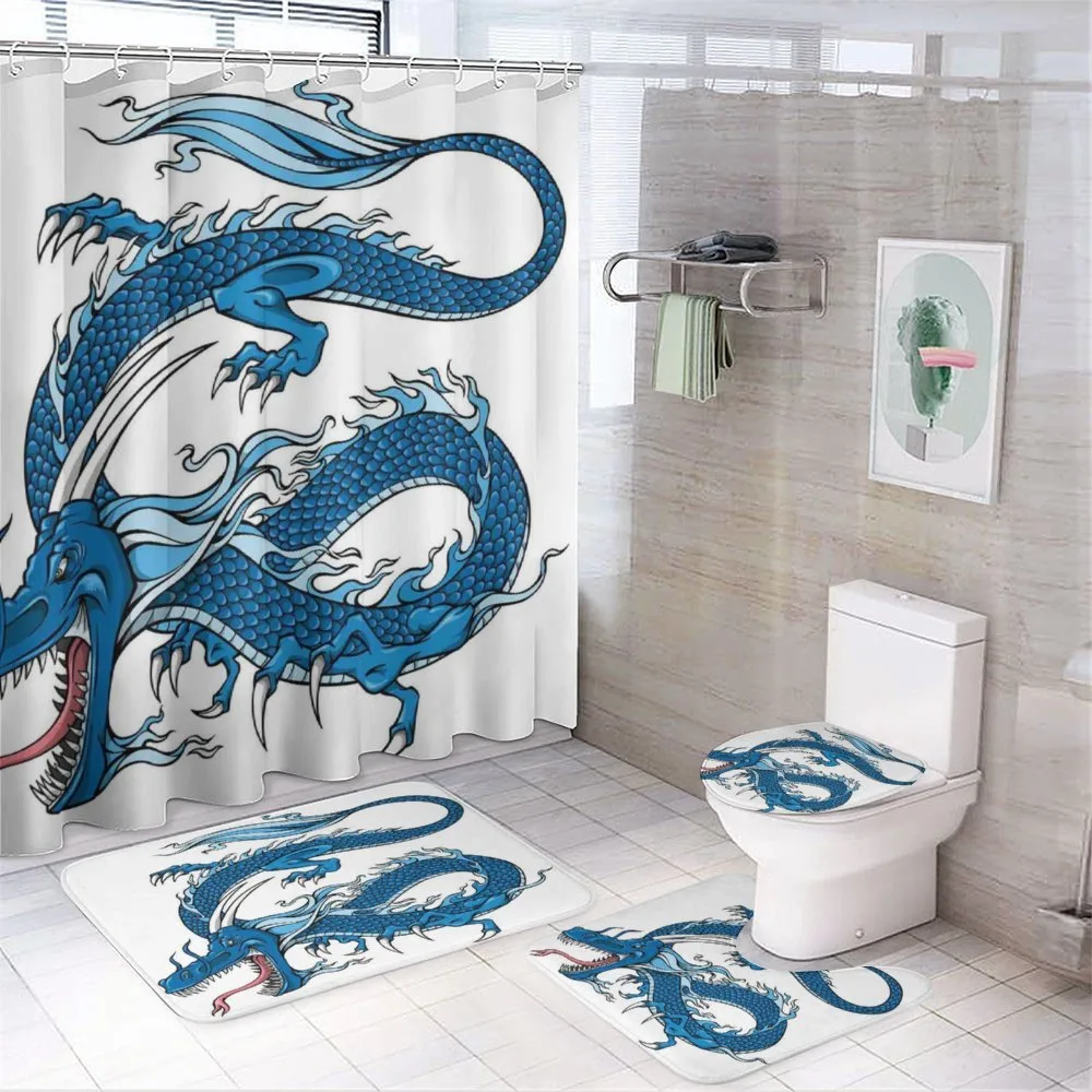 Dragon Myth Creature — 4-Piece Bathroom Set preview
