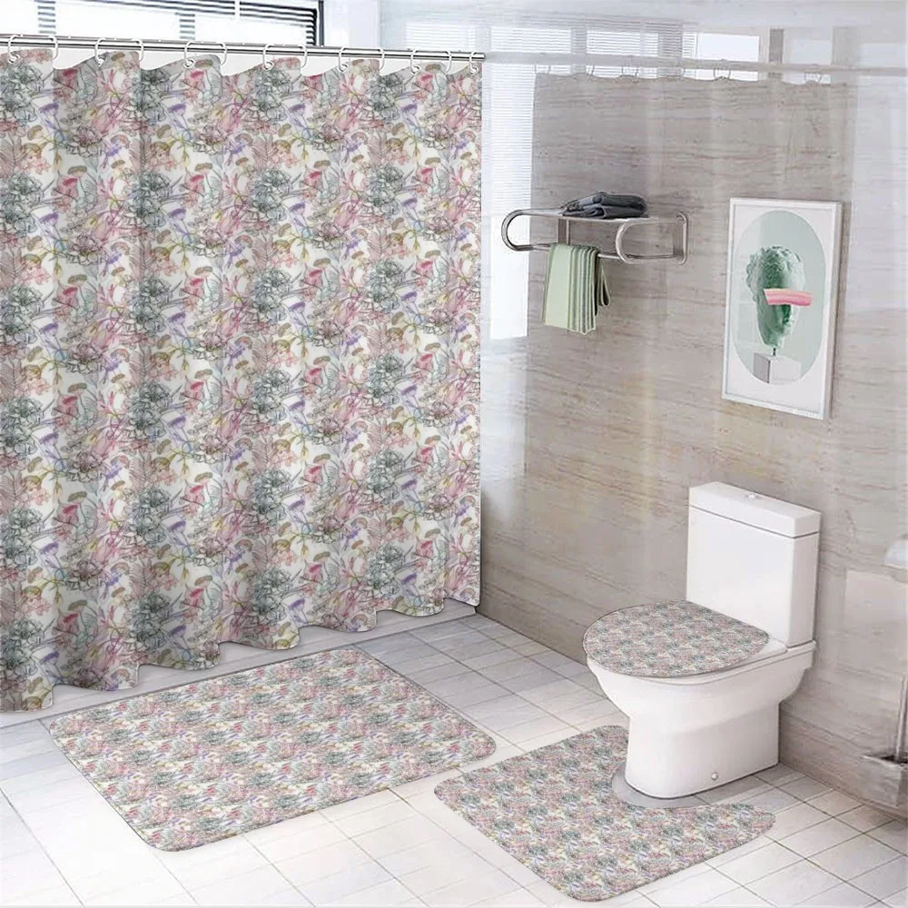Spring Scroll 4-Piece Bathroom Set product video