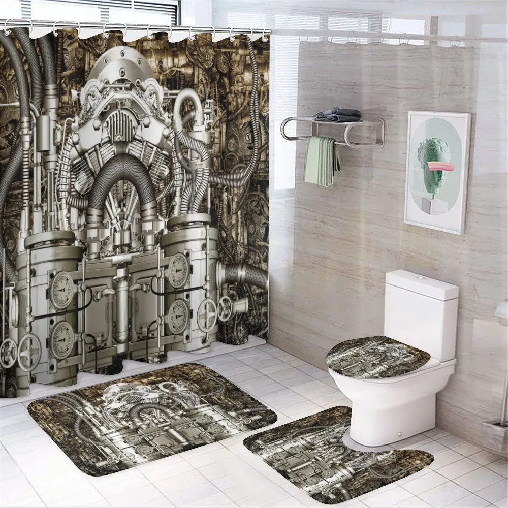 Bike Engine Cars Photo — 4-Piece Bathroom Set preview