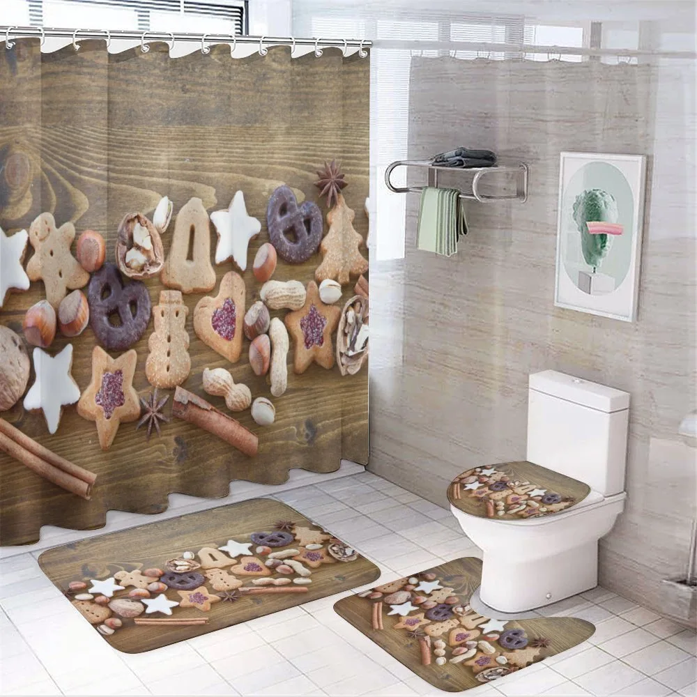 Cakes and Sweets in Frosting — 4-Piece Bathroom Set preview