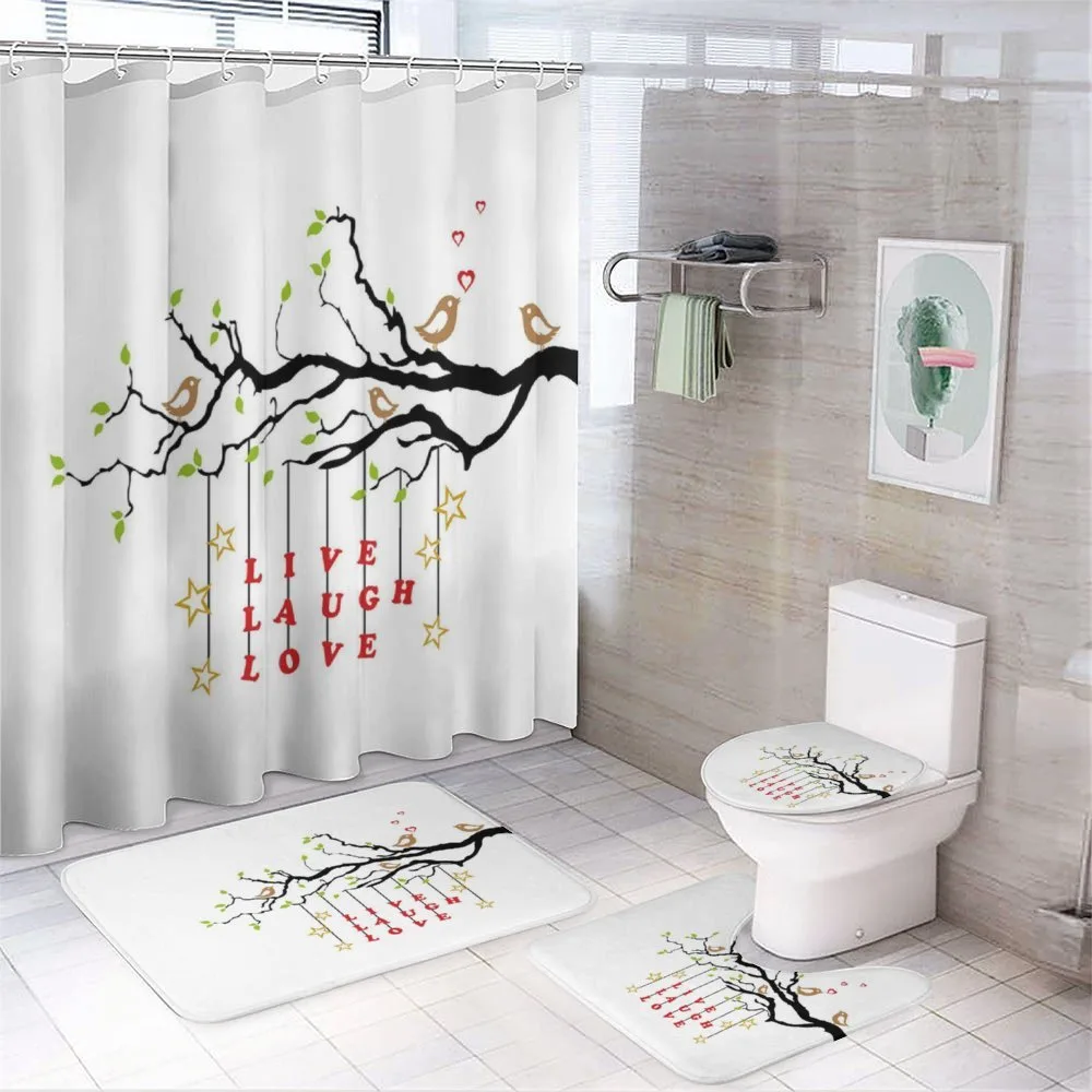 Couple of Birds — 4-Piece Bathroom Set preview