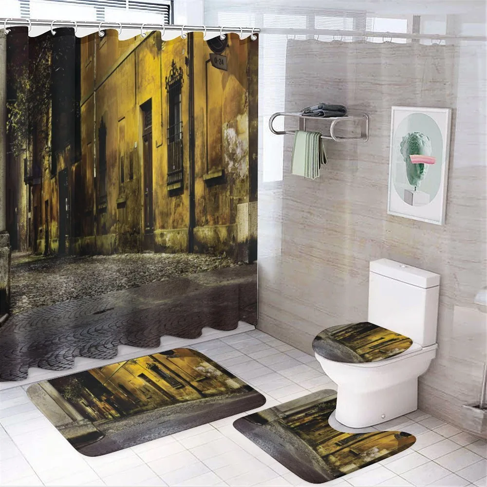 Dark City Old Avenues 4-Piece Bathroom Set product video
