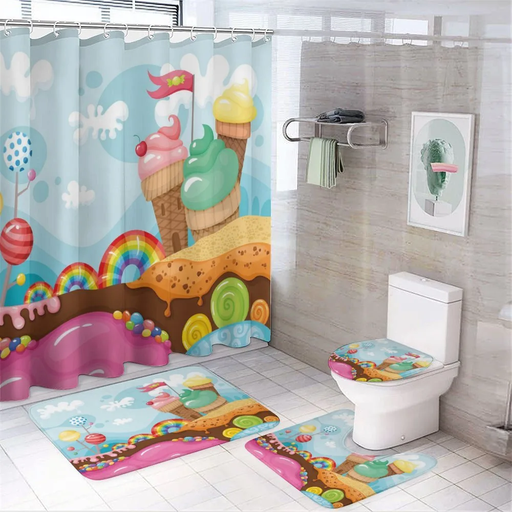 Dessert Land — 4-Piece Bathroom Set preview