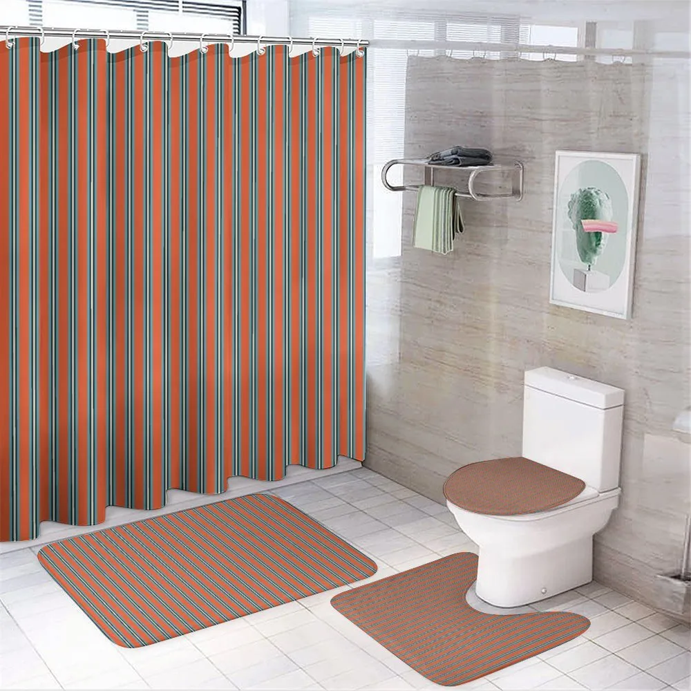 Ornamental Lines — 4-Piece Bathroom Set preview
