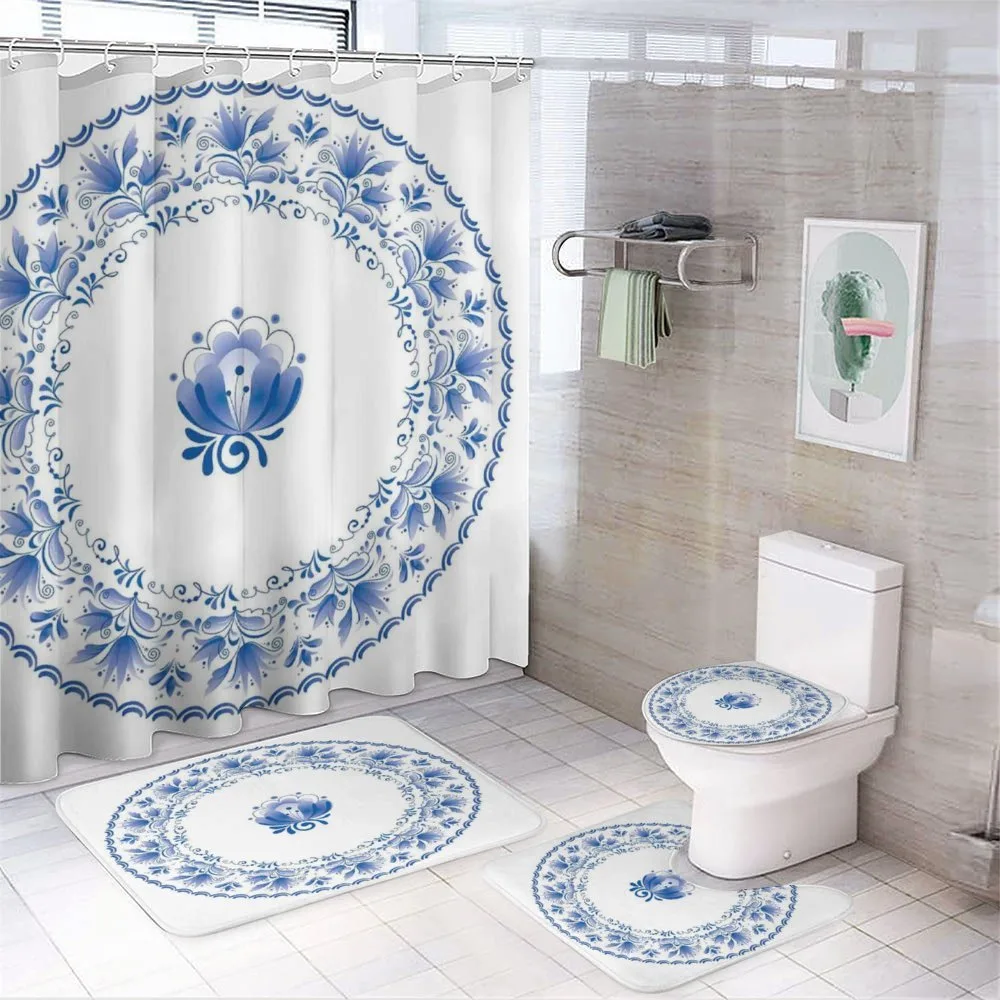 Persian Nostalgic Flora — 4-Piece Bathroom Set preview