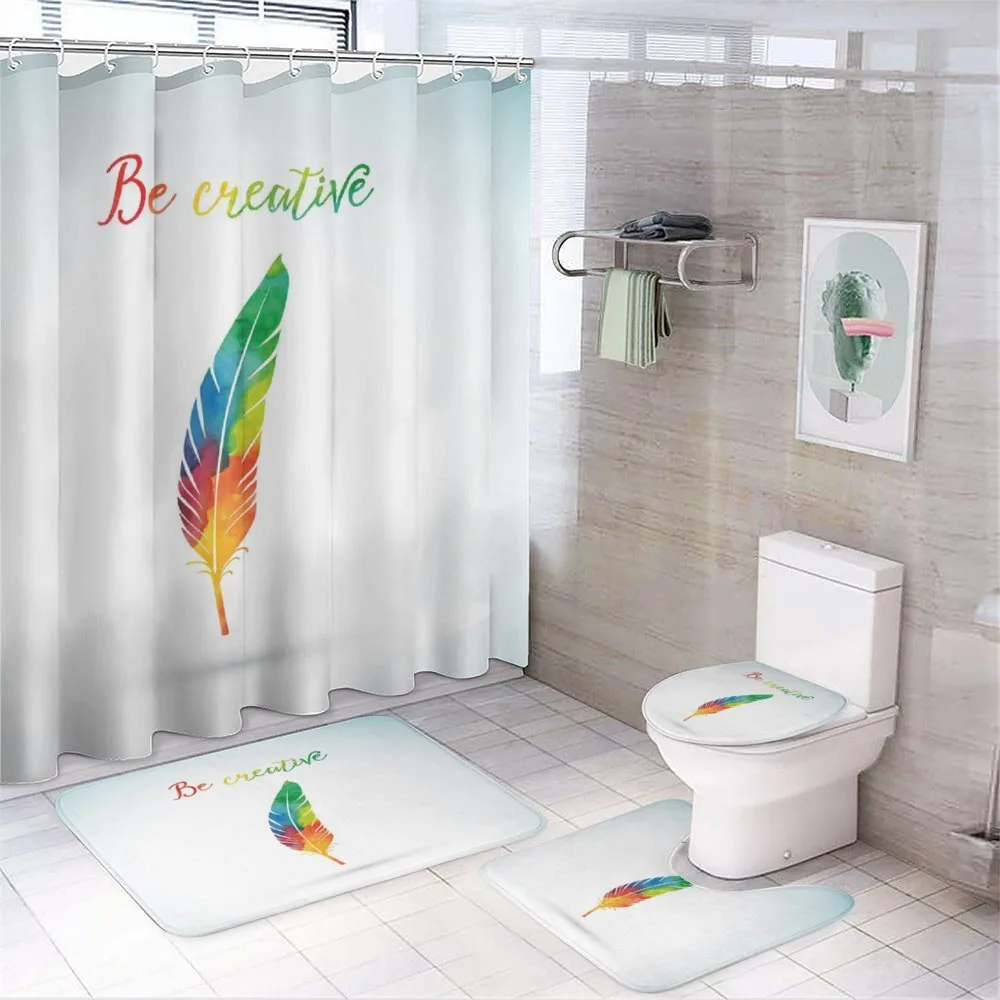 Rainbow Quill Creative — 4-Piece Bathroom Set preview