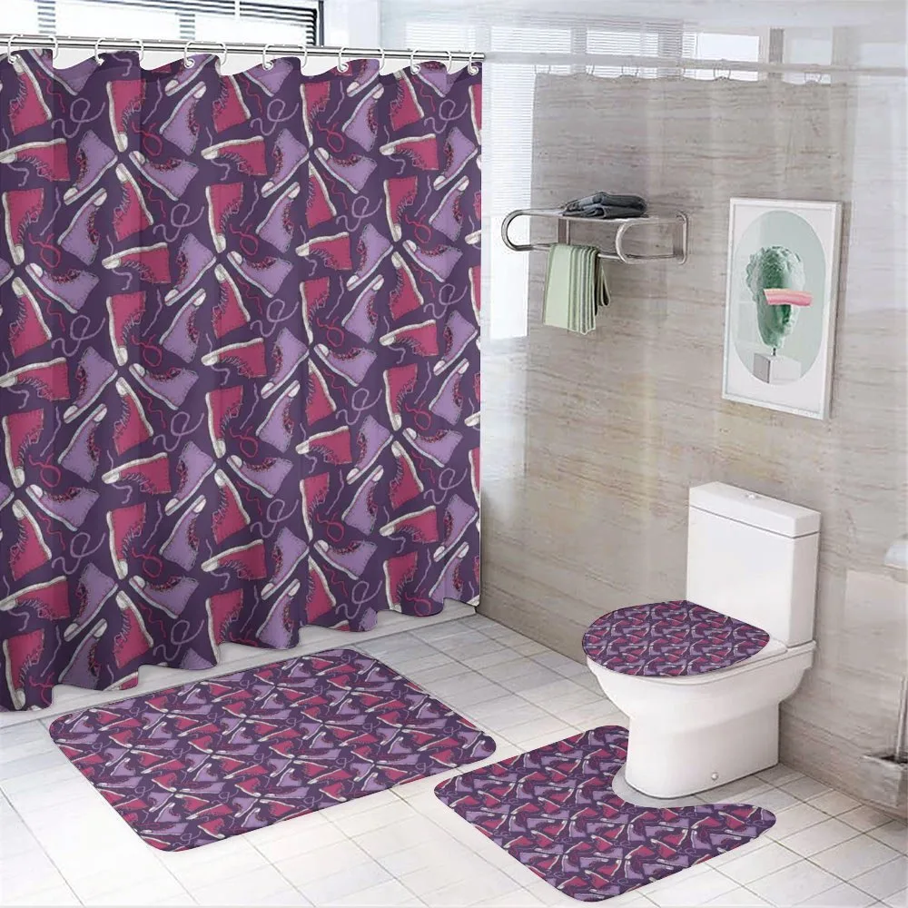 Sneakers Sketch Shoes — 4-Piece Bathroom Set preview