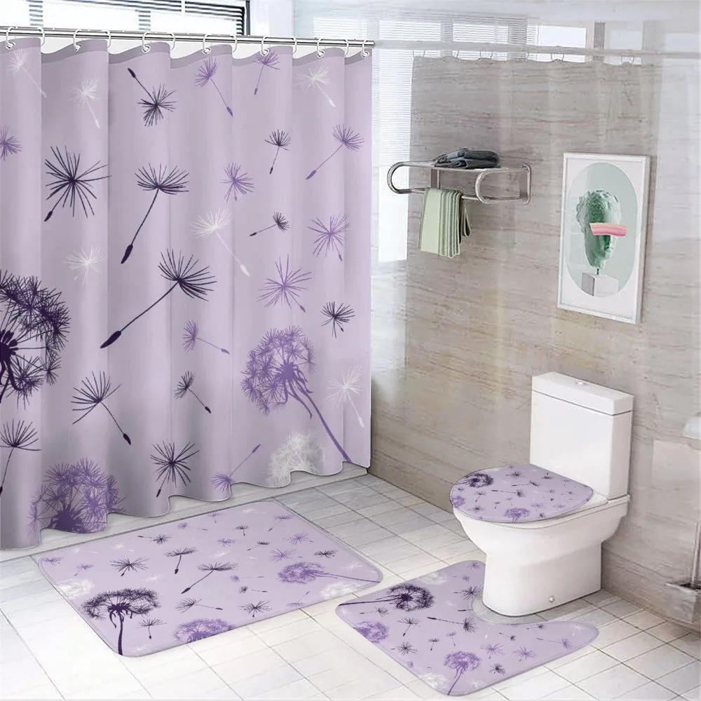 Botany Purple Tone — 4-Piece Bathroom Set preview