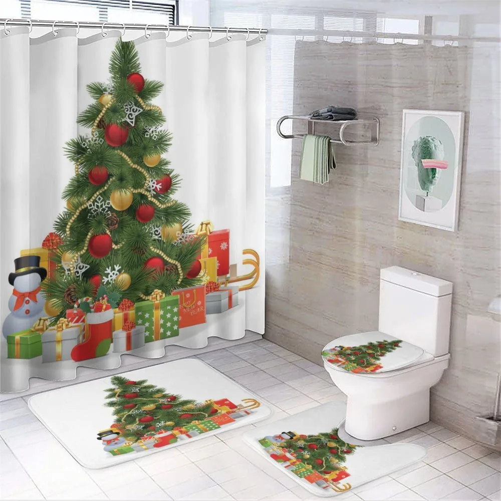 Christmas Tree Style — 4-Piece Bathroom Set preview