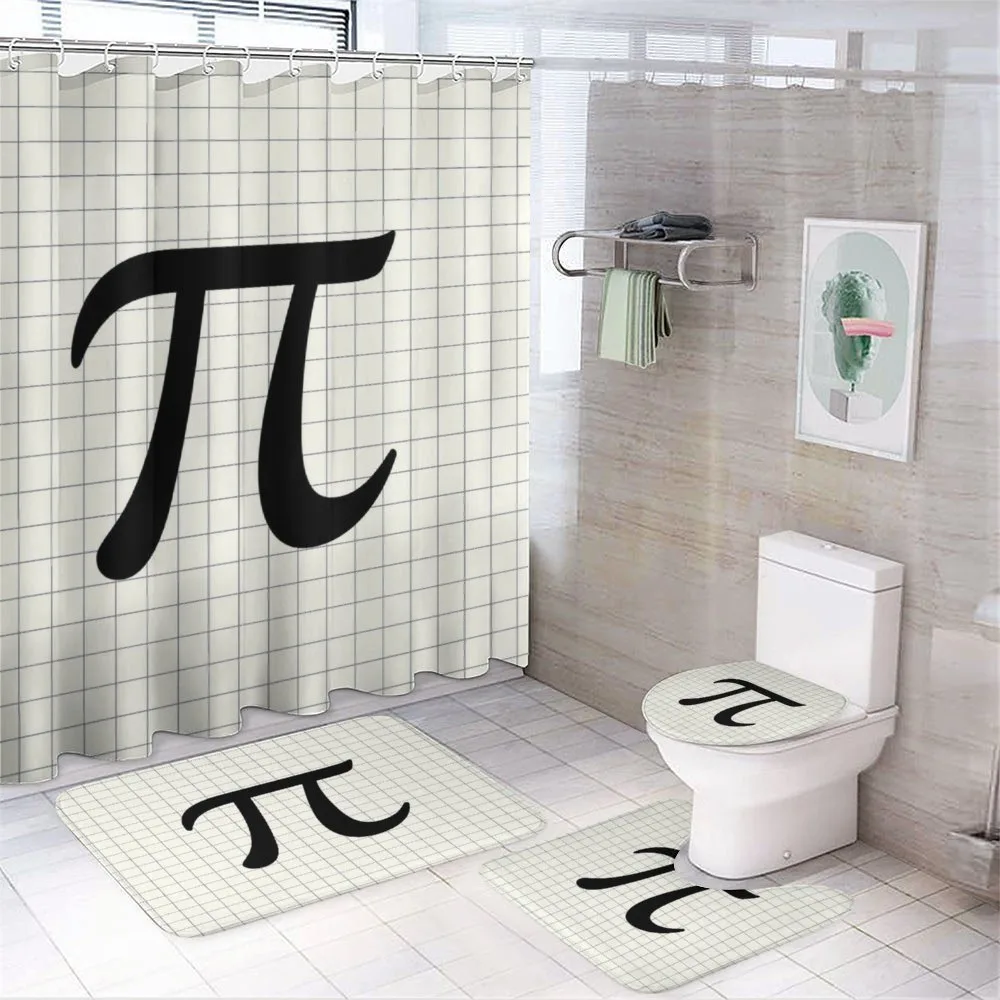 Constant Number Sign on Notebook — 4-Piece Bathroom Set preview