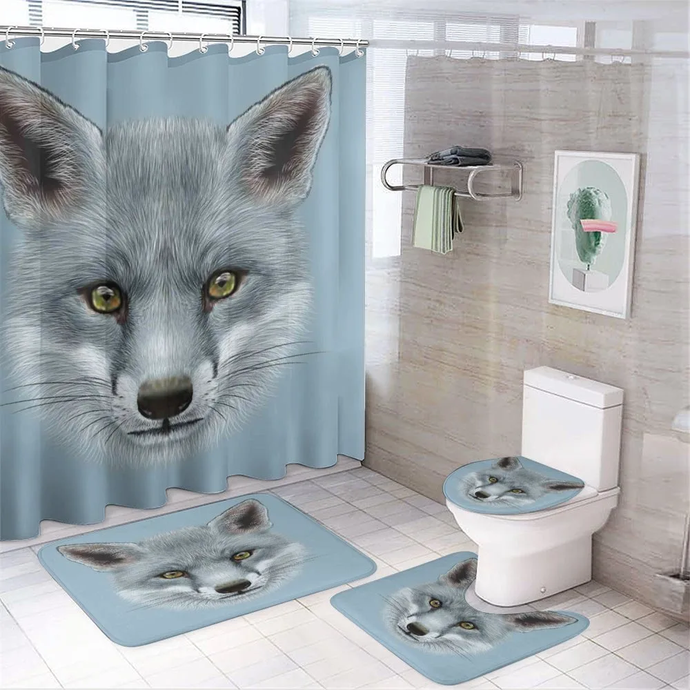 Fluffy Forest Creature — 4-Piece Bathroom Set preview