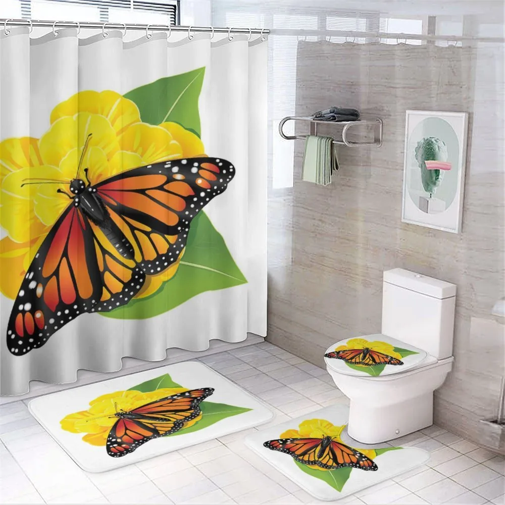 Moth Flower — 4-Piece Bathroom Set preview