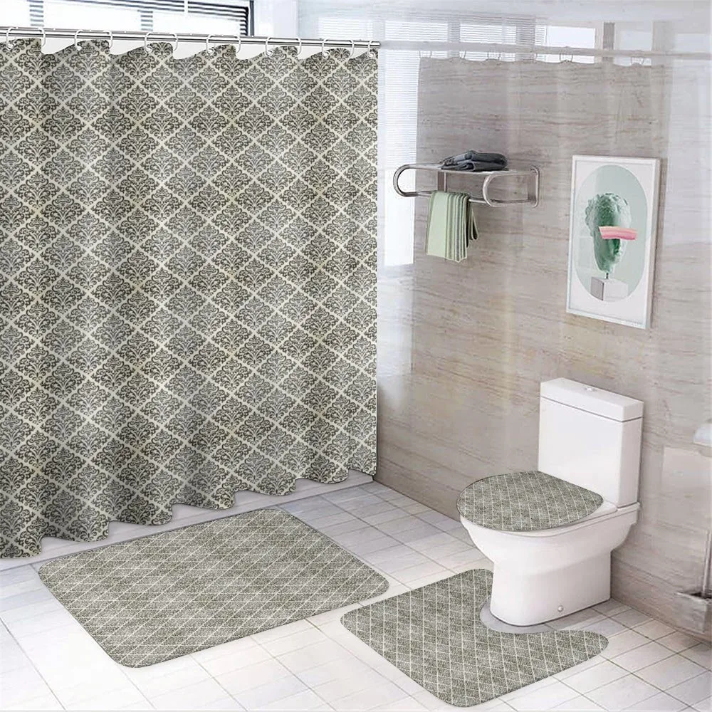 Swirl Motif — 4-Piece Bathroom Set preview