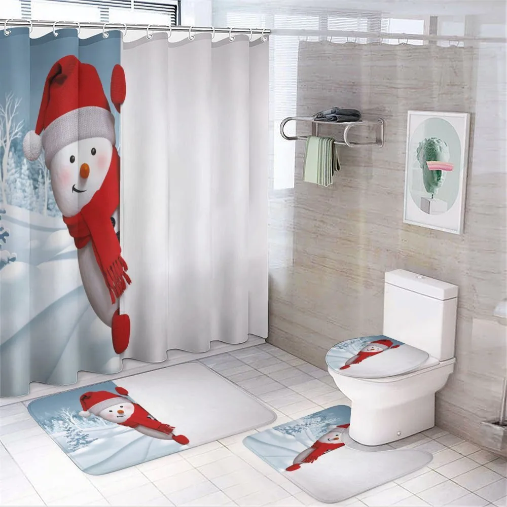 Funny Peaceful Woods — 4-Piece Bathroom Set preview