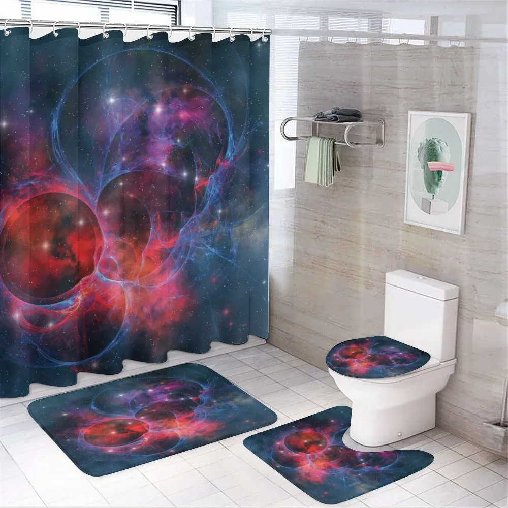 Milky Way Star Cluster — 4-Piece Bathroom Set preview