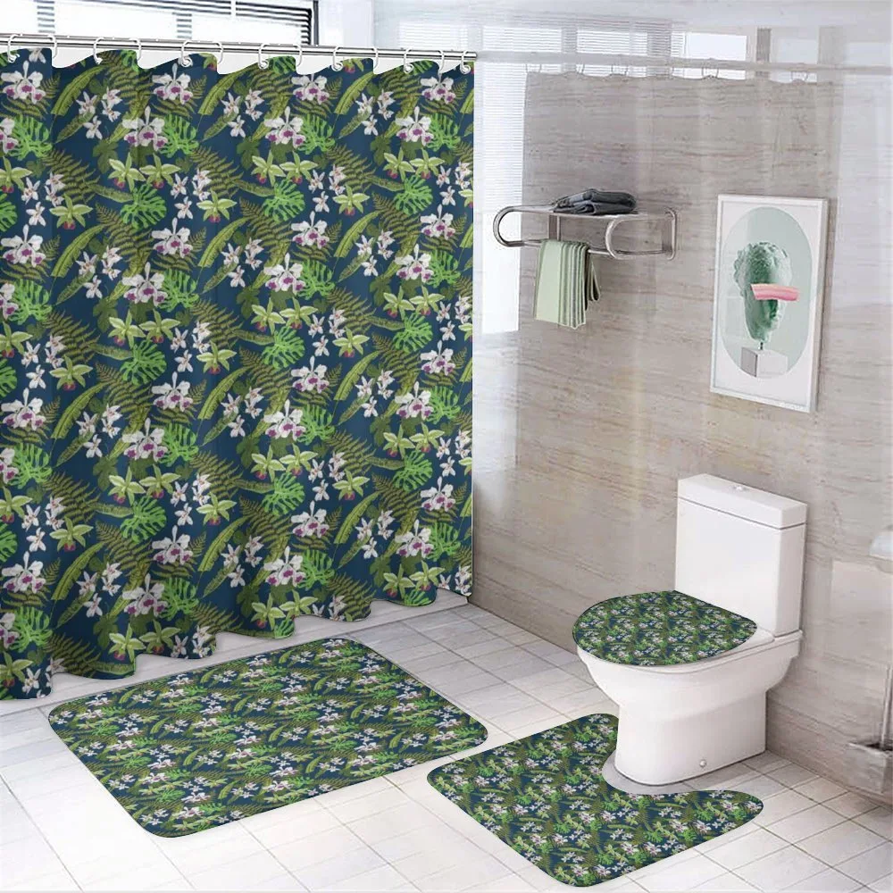 Rainforest Foliage Nature — 4-Piece Bathroom Set preview