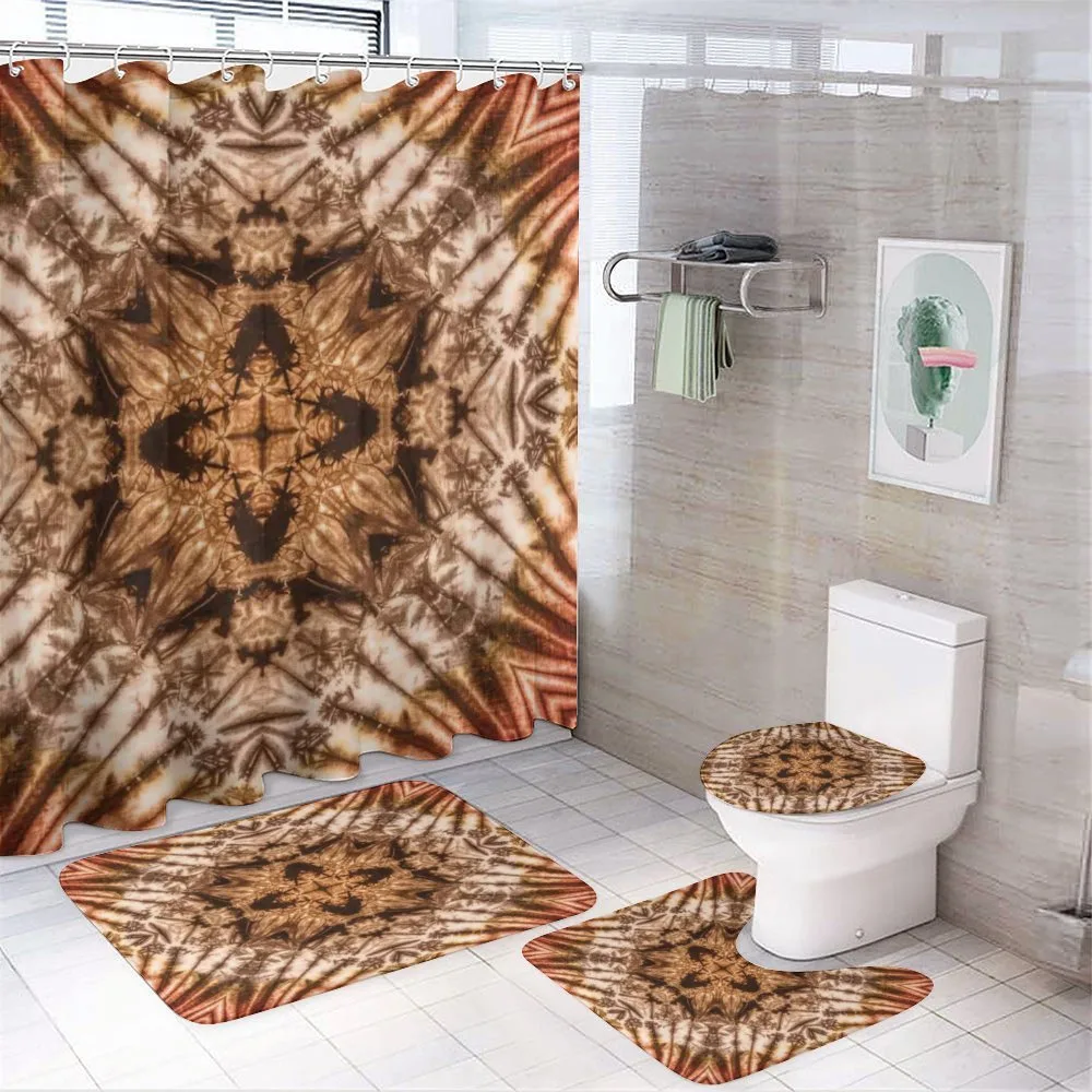 Tie Dye Effect Pattern — 4-Piece Bathroom Set preview