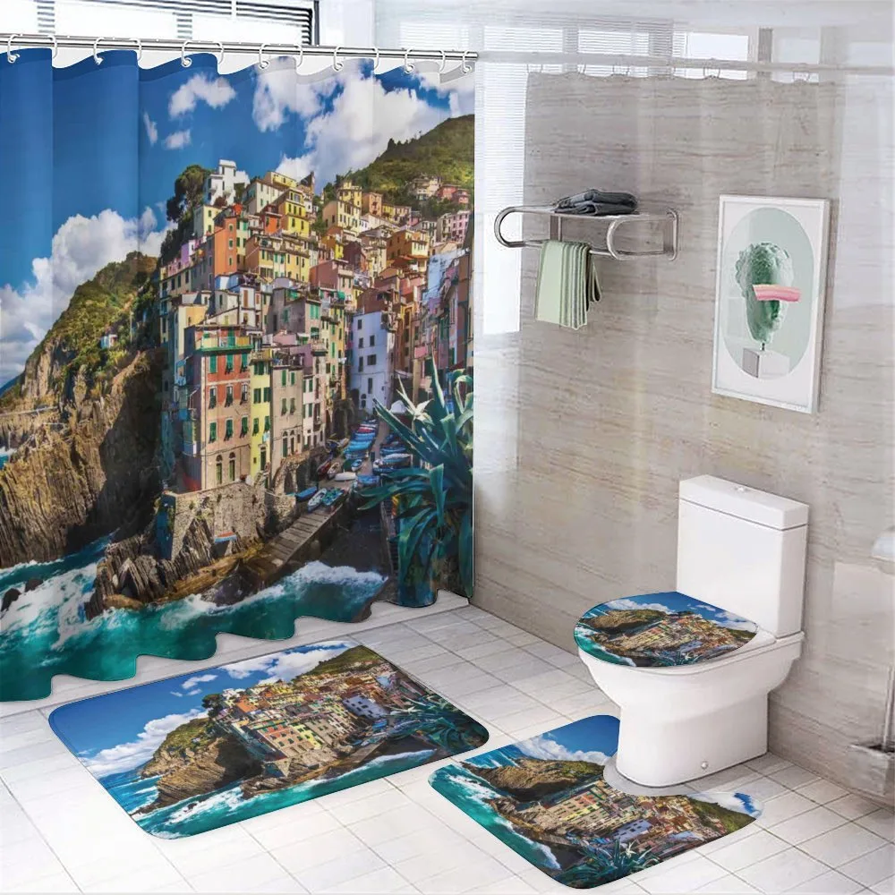 Italian Mediterranean — 4-Piece Bathroom Set preview