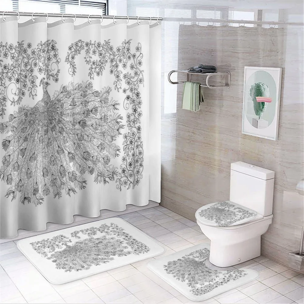 Blossoming Branch and Bird 4-Piece Bathroom Set product video