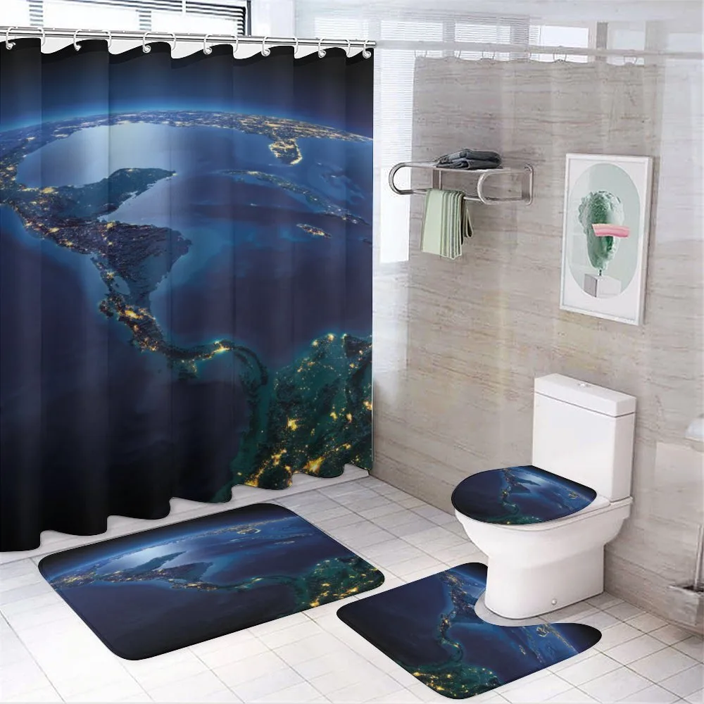 Central America Countries — 4-Piece Bathroom Set preview
