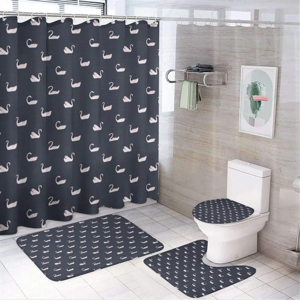Dark Lake with Calm Waves — 4-Piece Bathroom Set preview