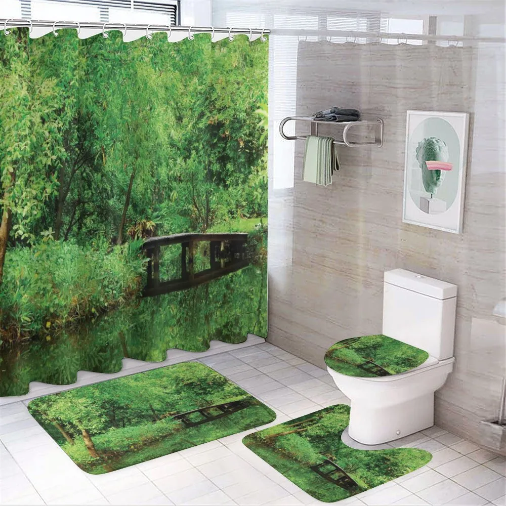 Foliage Forest Woodsy — 4-Piece Bathroom Set preview