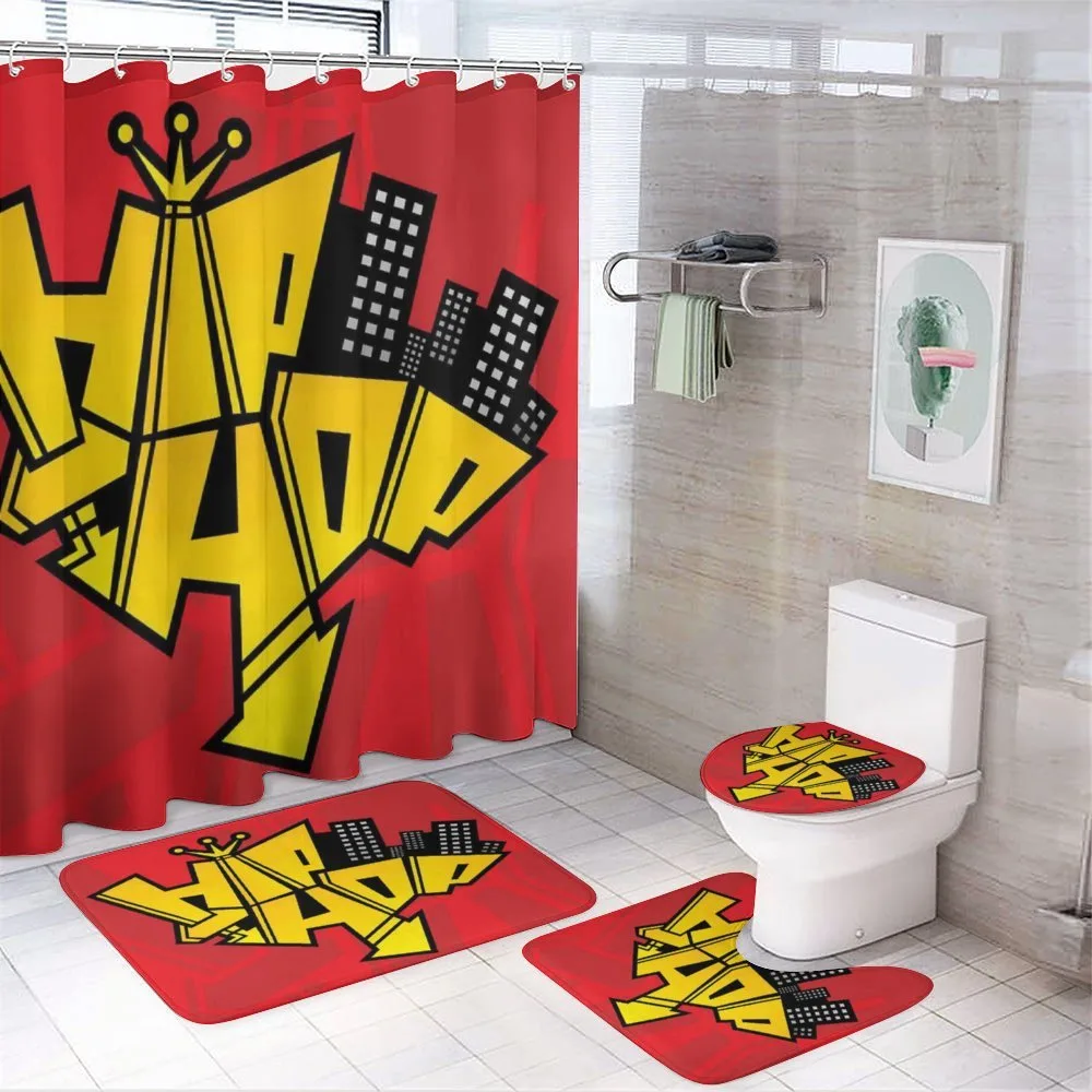 Funky Urban Skyline — 4-Piece Bathroom Set preview