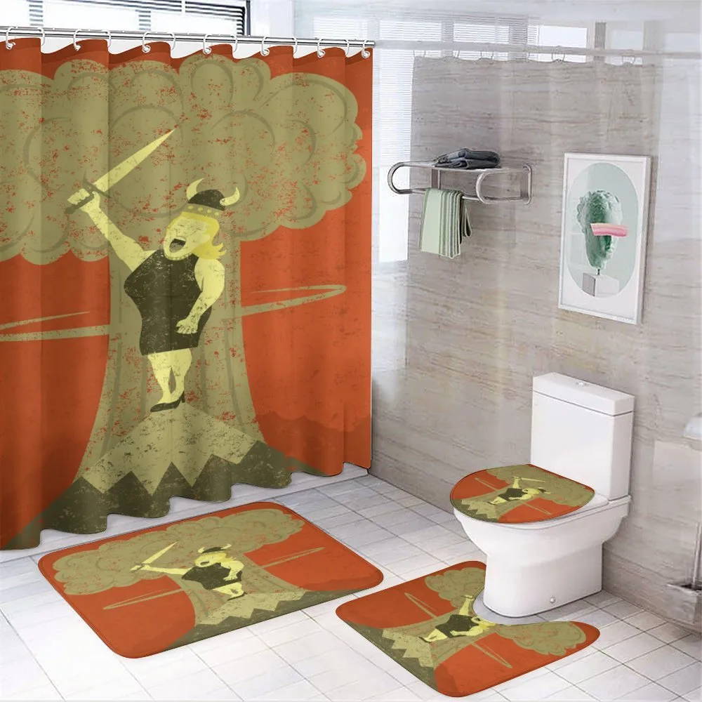 Grunge Singing Lady — 4-Piece Bathroom Set preview